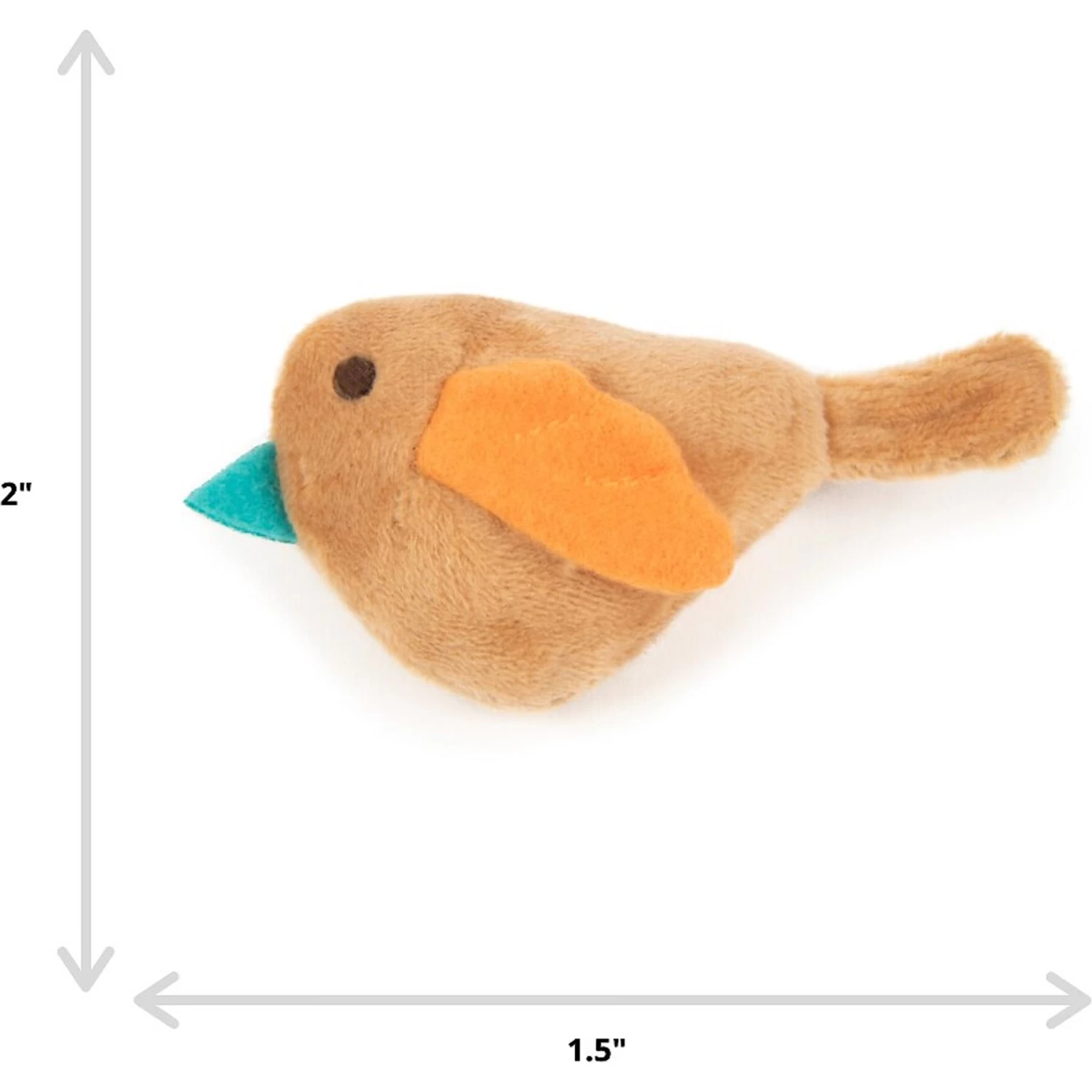 SmartyKat Chickadee Chirp Electronic Bird-Sound Cat Toy 4 SmartyKat Chickadee Chirp Electronic Bird-Sound Cat Toy - Image 2