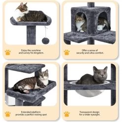 Yaheetech Multi-Level 55-in Cat Tree & Condo 12 Yaheetech Multi-Level 55-in Cat Tree & Condo -Pet Cat Supplies Store 1033022 PT3. AC SS1800 V1702673564