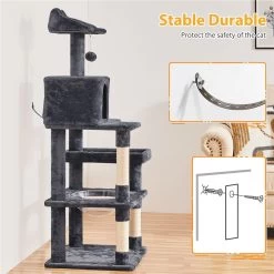 Yaheetech Multi-Level 55-in Cat Tree & Condo 15 Yaheetech Multi-Level 55-in Cat Tree & Condo -Pet Cat Supplies Store 1033022 PT6. AC SS1800 V1702673564
