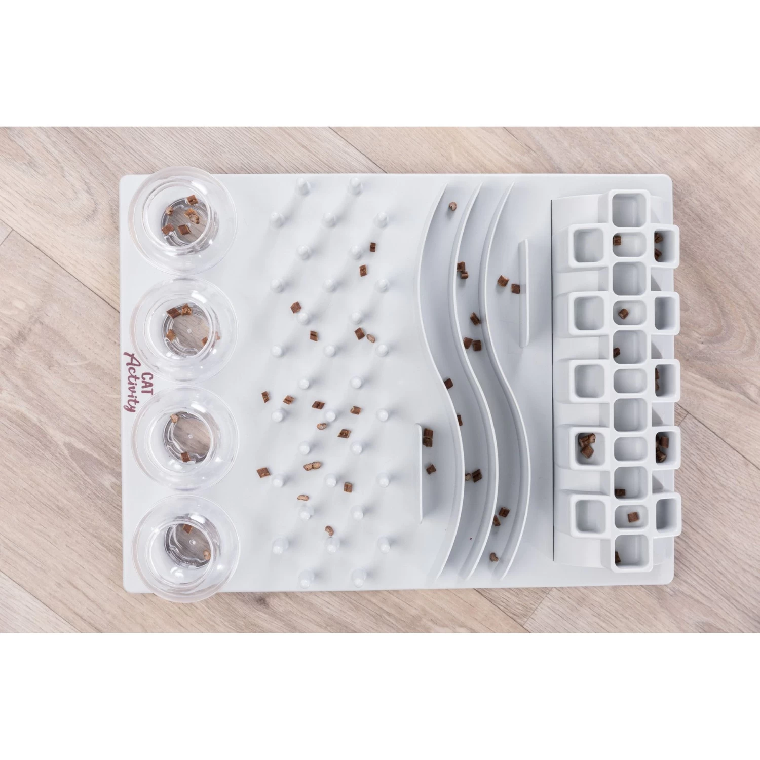 TRIXIE Activity Fun Board 5-in-1 Activity Strategy Game Cat Toy 6 TRIXIE Activity Fun Board 5-in-1 Activity Strategy Game Cat Toy - Image 4