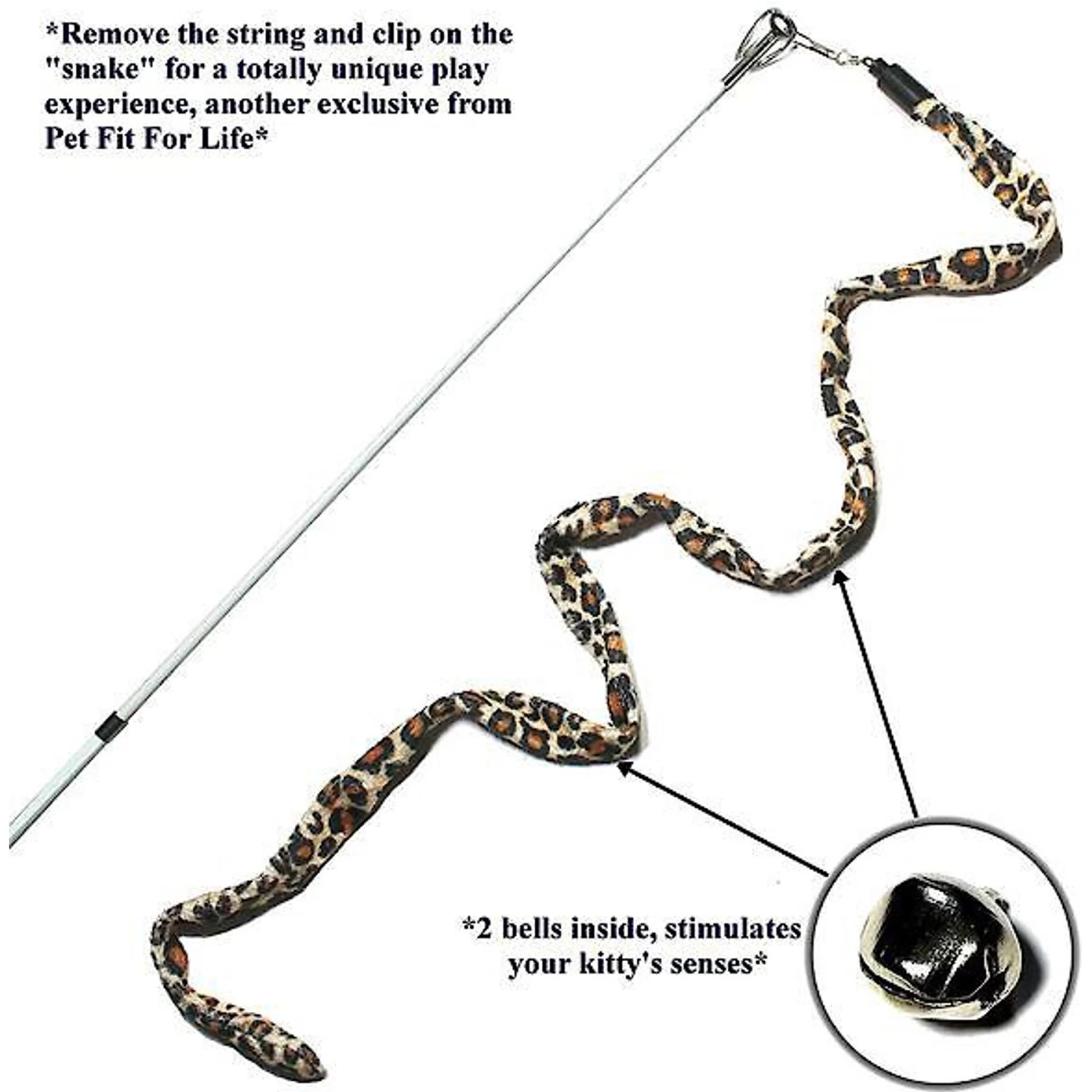 Pet Fit For Life 3 Feather Dual Rod Wand Cat Toy 7 Pet Fit For Life 3 Feather Dual Rod Wand Cat Toy - Image 5