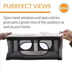 K&H Pet Products EZ Mount Penthouse Cat Window Perch 13 K&H Pet Products EZ Mount Penthouse Cat Window Perch -Pet Cat Supplies Store 121329 PT3. AC SS1800 V1630737977