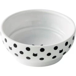 Necoichi Non-Skid Ceramic Cat Food Bowl