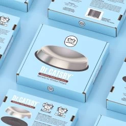 Dr. Catsby's Whisker Relief Non-Skid Stainless Steel Cat Bowl, 1.5-cup -Pet Cat Supplies Store 138506 PT5. AC SS1800 V1559923399