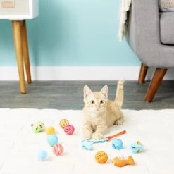 Hartz Just For Cats Toy Variety Pack, 13 Count -Pet Cat Supplies Store 139111 PT2. AC SS1800 V1589230985