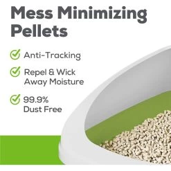 Purina Tidy Cats Hooded Litter Box System, Breeze Hooded System Starter Kit Litter Box, Litter Pellets & Pads -Pet Cat Supplies Store 141405 PT2. AC SS1800 V1700160835