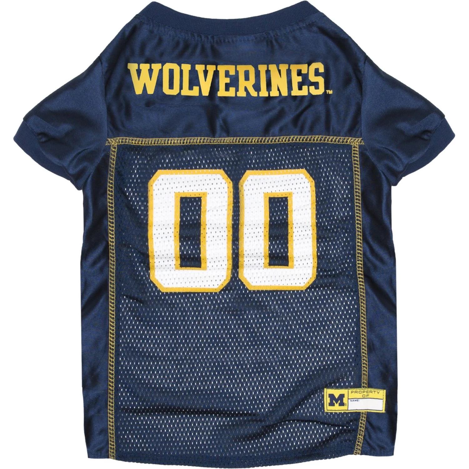 Pets First NCAA Dog & Cat Jersey, Michigan Wolverines 3 Pets First NCAA Dog & Cat Jersey, Michigan Wolverines