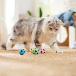 Ethical Pet Sponge Soccer Ball Cat Toy, 4-pack 8 Ethical Pet Sponge Soccer Ball Cat Toy, 4-pack -Pet Cat Supplies Store 154217 PT3. AC SS1800 V1682711111