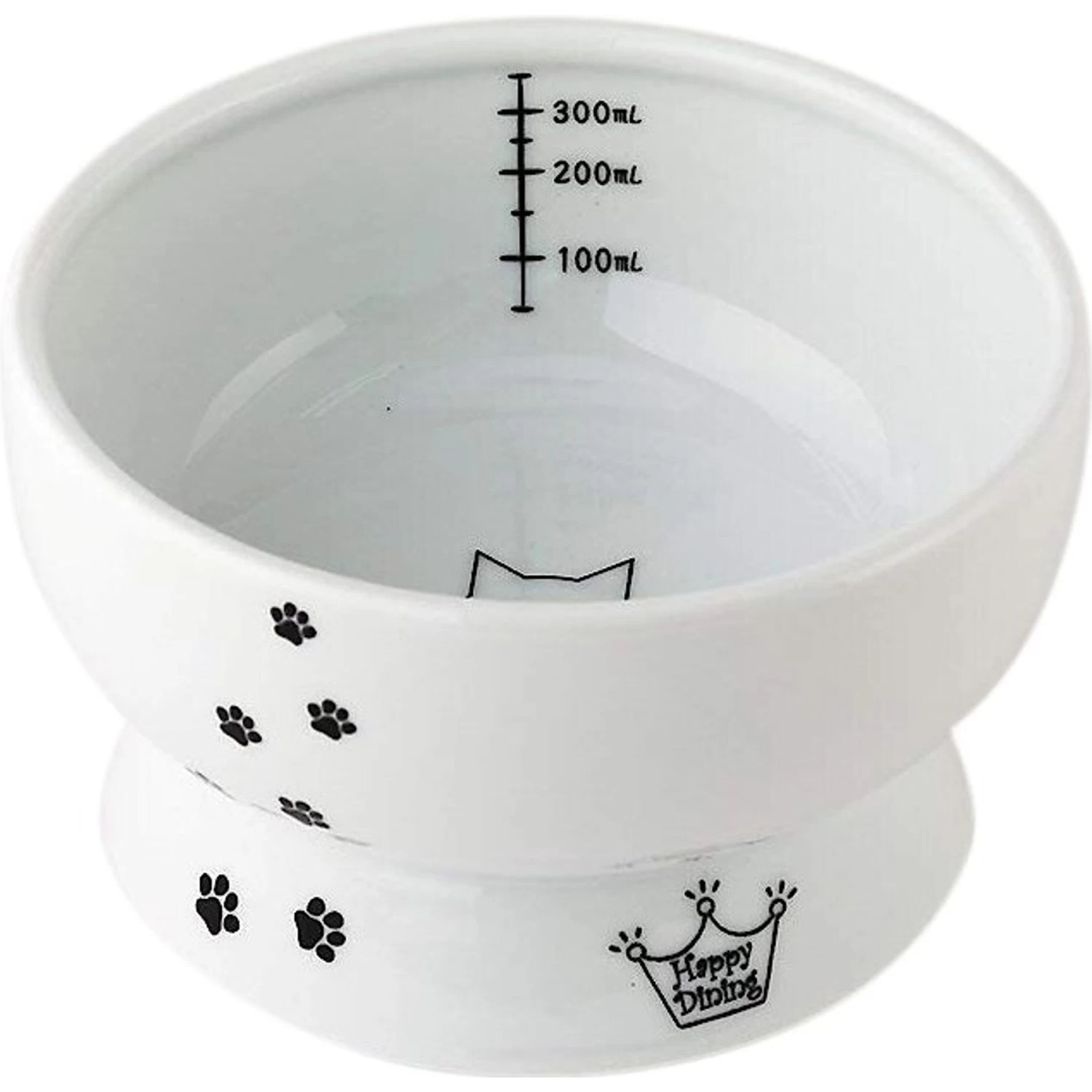 Necoichi Ceramic Elevated Cat Food & Water Bowl Set 8 Necoichi Ceramic Elevated Cat Food & Water Bowl Set - Image 6