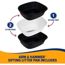 Arm & Hammer Sifting Cat Litter Pan -Pet Cat Supplies Store 156367 PT4. AC SS1800 V1659634822