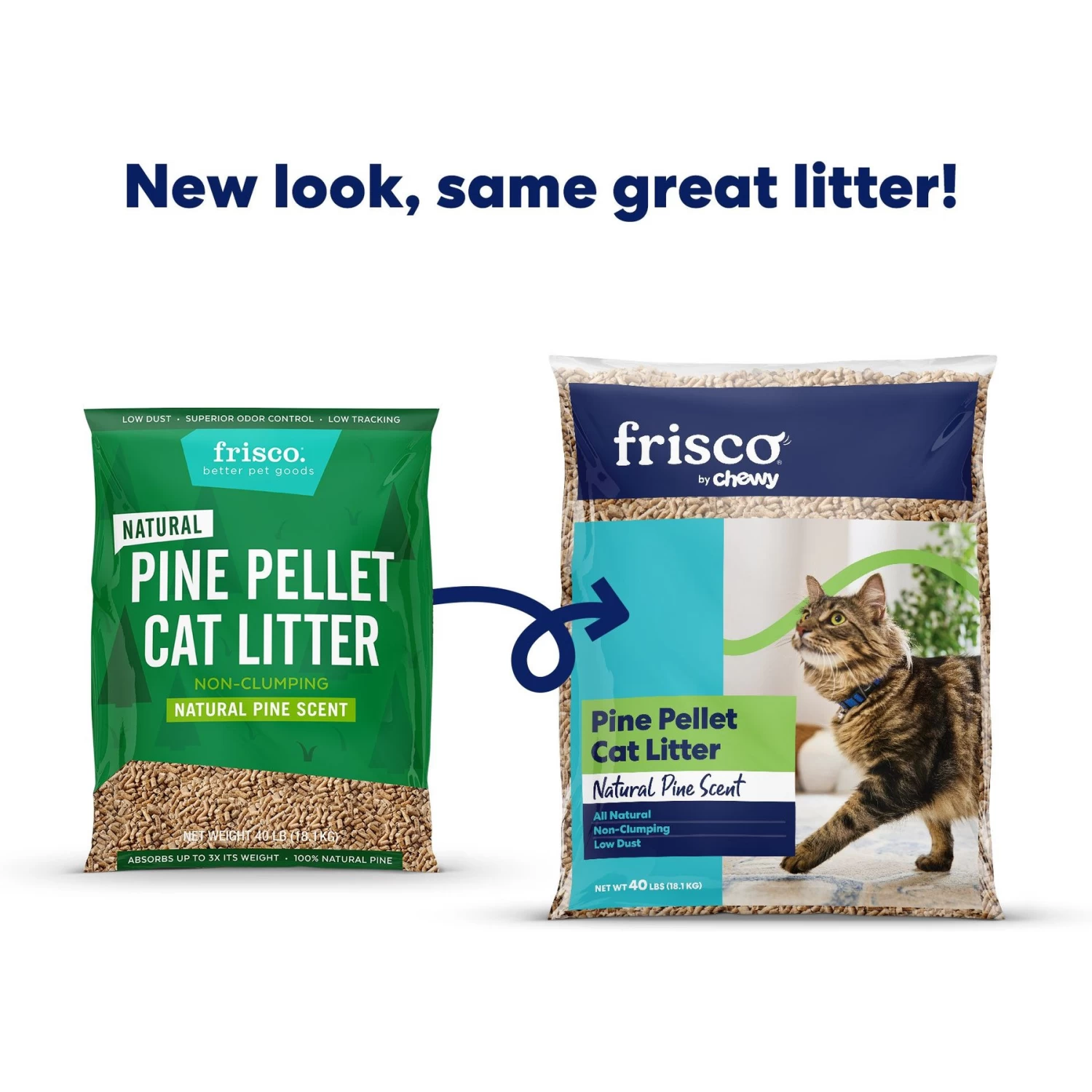 Frisco Pine Pellet Unscented Non-Clumping Wood Cat Litter 4 Frisco Pine Pellet Unscented Non-Clumping Wood Cat Litter - Image 2