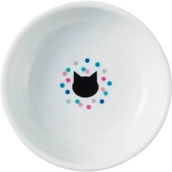 Necoichi Raised Cat Food Bowl, Colorful Dots -Pet Cat Supplies Store 169388 PT2. AC SS1800 V1649341955