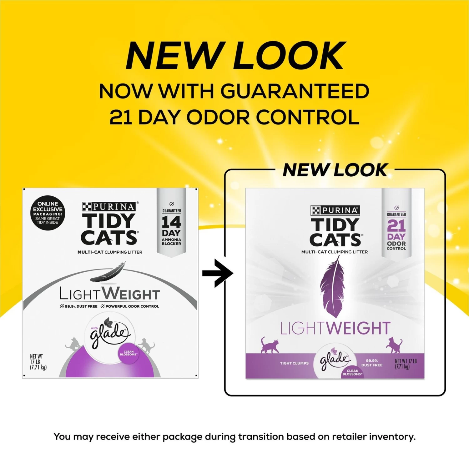 Tidy Cats Lightweight Glade Blossoms Scented Clumping Clay Cat Litter 4 Tidy Cats Lightweight Glade Blossoms Scented Clumping Clay Cat Litter - Image 2