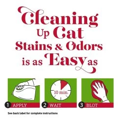 Nature's Miracle Cat Enzymatic Stain Remover & Odor Eliminator Refill, Melon Burst Scent, 1-gal Bottle -Pet Cat Supplies Store 178073 PT4. AC SS1800 V1560443281