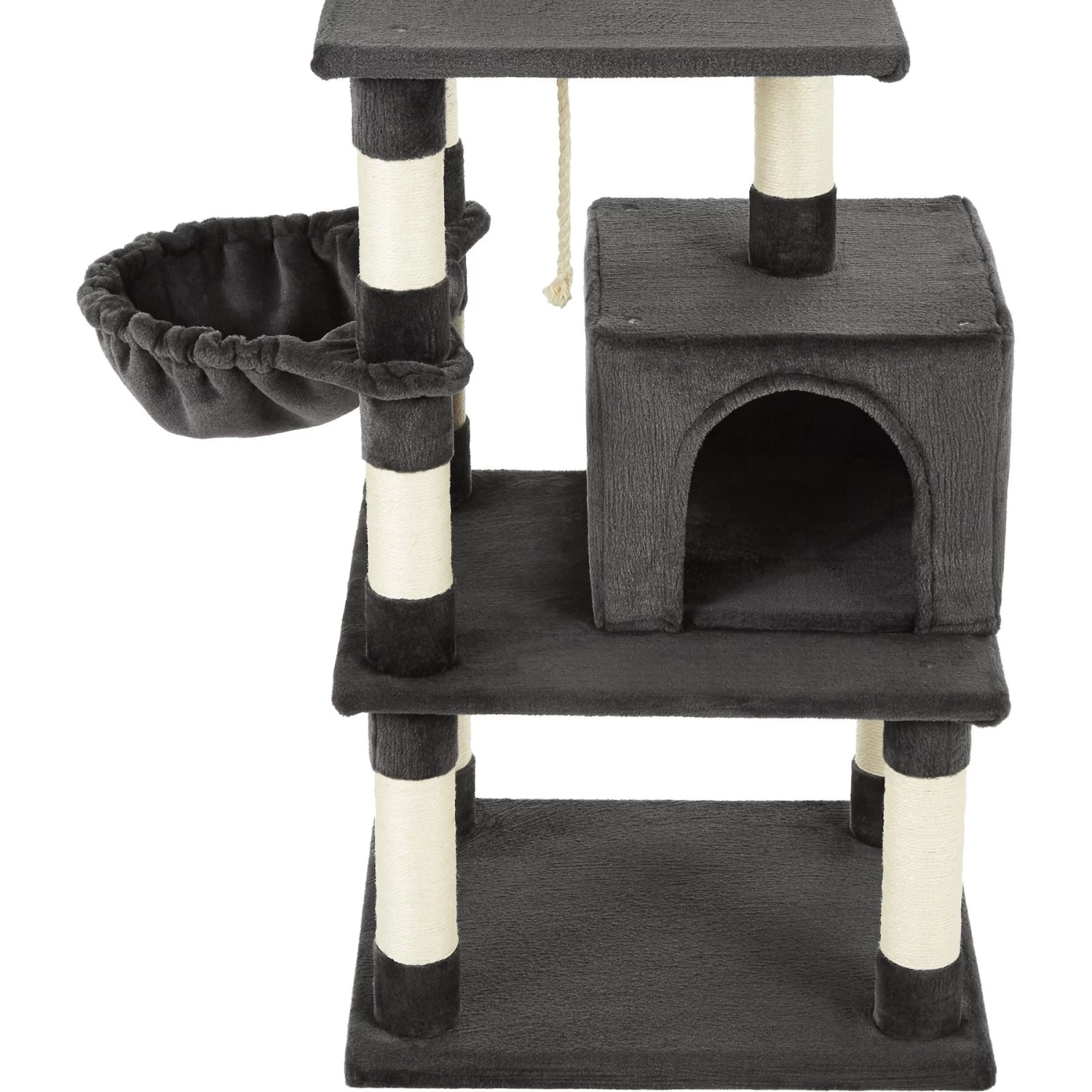 Frisco 59-in Faux Fur Cat Tree & Condo 6 Frisco 59-in Faux Fur Cat Tree & Condo - Image 4
