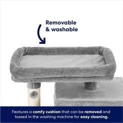 Frisco 33-in Faux Fur Cat Tree & Condo -Pet Cat Supplies Store 180389 PT3. AC SS1800 V1667227151