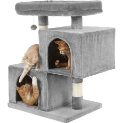 Frisco 33-in Faux Fur Cat Tree & Condo -Pet Cat Supplies Store 180389 PT4. AC SS1800 V1584453144