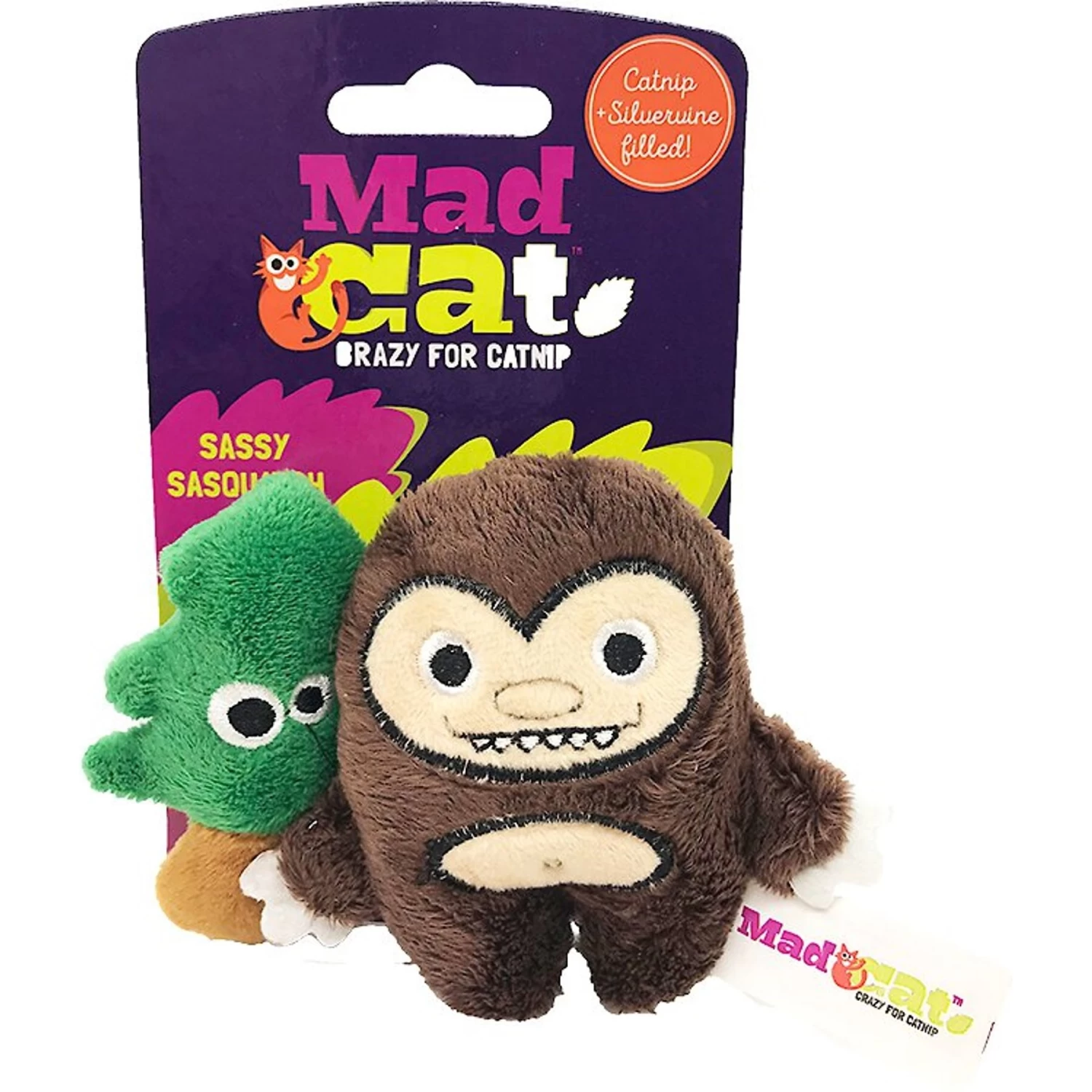 Mad Cat Sassy Sasquatch Catnip & Silvervine Cat Toy 4 Mad Cat Sassy Sasquatch Catnip & Silvervine Cat Toy - Image 2