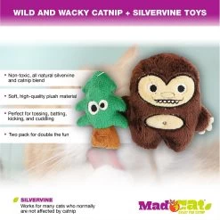 Mad Cat Sassy Sasquatch Catnip & Silvervine Cat Toy 9 Mad Cat Sassy Sasquatch Catnip & Silvervine Cat Toy -Pet Cat Supplies Store 181822 PT2. AC SS1800 V1563553931