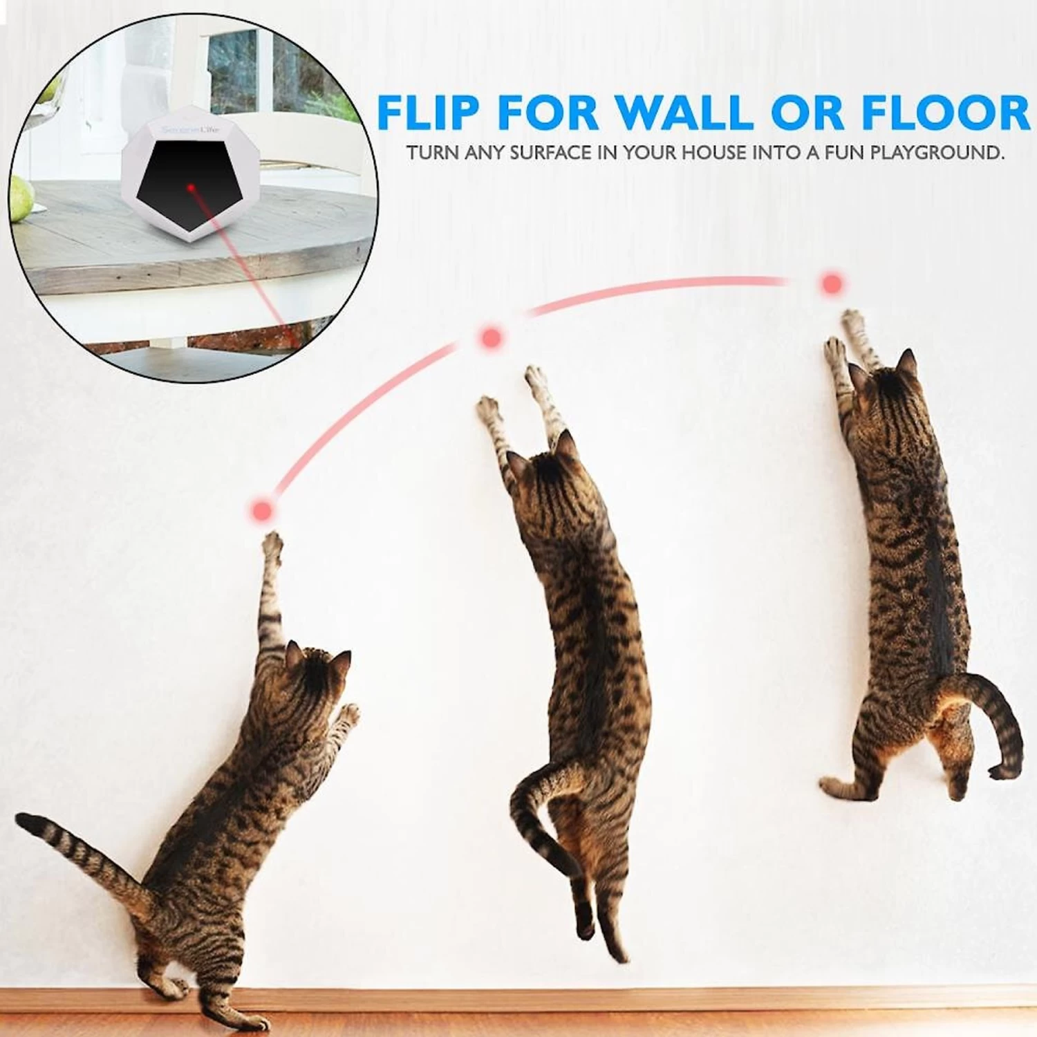 SereneLife Automatic Laser Cat Toy 7 SereneLife Automatic Laser Cat Toy - Image 5