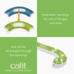 Catit Senses 2.0 Super Circuit Cat Toy -Pet Cat Supplies Store 191558 PT3. AC SS1800 V1628093782