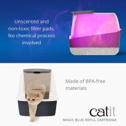 Catit Litter Box Odor Reducing Cat Litter Pad, 2 Count -Pet Cat Supplies Store 191591 PT2. AC SS1800 V1628094084