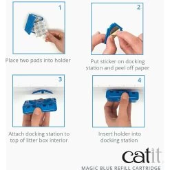 Catit Litter Box Odor Reducing Cat Litter Pad, 2 Count -Pet Cat Supplies Store 191591 PT4. AC SS1800 V1628094081