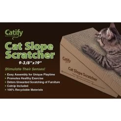 Best Pet Supplies Catify Slope Catnip Scratcher Cat Toy, 2 Count -Pet Cat Supplies Store 193104 PT3. AC SS1800 V1568064764