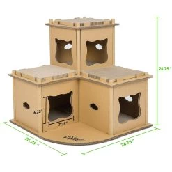 Petique Feline Fortress Cat Scratcher 9 Petique Feline Fortress Cat Scratcher -Pet Cat Supplies Store 193984 PT1. AC SS1800 V1566335224