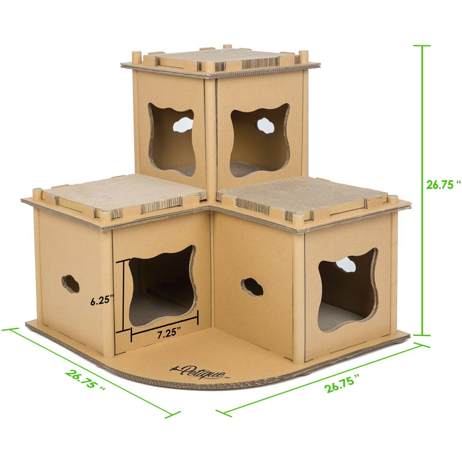 Petique Feline Fortress Cat Scratcher 4 Petique Feline Fortress Cat Scratcher - Image 2