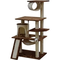 Go Pet Club 53-in Faux Fur Cat Tree & Condo -Pet Cat Supplies Store 197655 PT3. AC SS1800 V1702056824