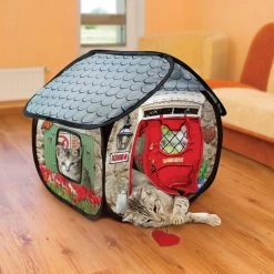 KONG Play Spaces Bungalow Cat Toy -Pet Cat Supplies Store 209634 PT2. AC SS1800 V1631773648