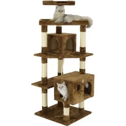 Go Pet Club 60-in Cat Tree 7 Go Pet Club 60-in Cat Tree -Pet Cat Supplies Store 217093 pt1. AC SS1800 V1579195403