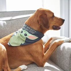 STAR WARS THE MANDALORIAN GROGU "Cutest Bounty" Reversible Dog & Cat Bandana -Pet Cat Supplies Store 220290 PT7. AC SS1800 V1646442795