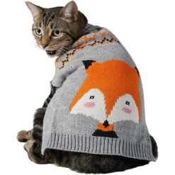 Frisco Fox Dog & Cat Sweater -Pet Cat Supplies Store 223811 PT2. AC SS1800 V1599408379