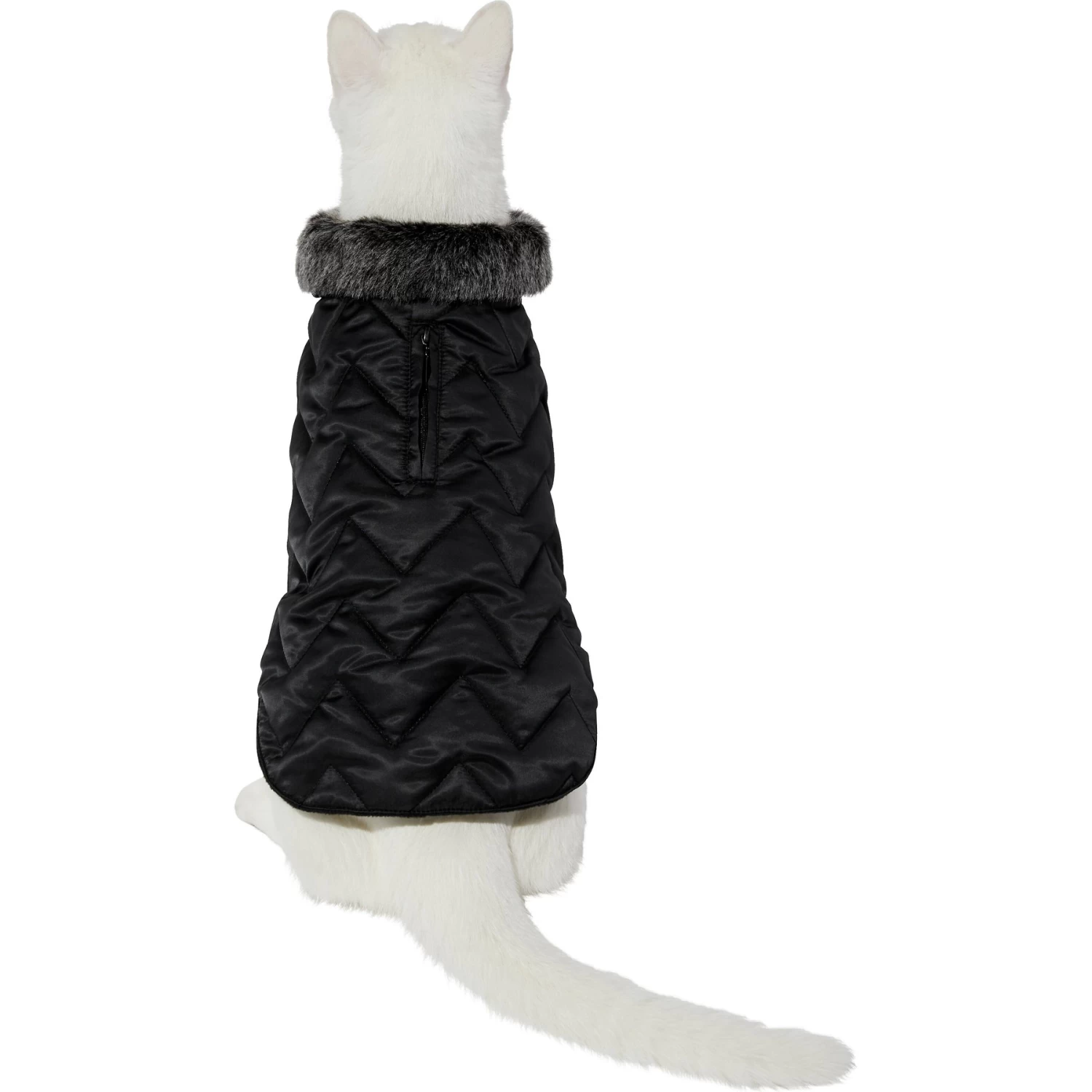 Frisco Mediumweight Chevron Insulated Quilted Dog & Cat Coat 5 Frisco Mediumweight Chevron Insulated Quilted Dog & Cat Coat - Image 3