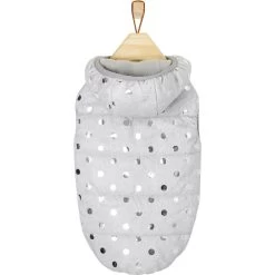 Frisco Mediumweight Silver Polka Dotted Insulated Dog & Cat Coat 12 Frisco Mediumweight Silver Polka Dotted Insulated Dog & Cat Coat -Pet Cat Supplies Store 224017 PT3. AC SS1800 V1600728075