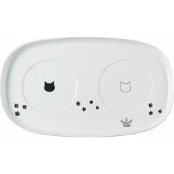 Necoichi Double Dining Tray Set & Elevated Cat Bowls -Pet Cat Supplies Store 230660 PT2. AC SS1800 V1631314004