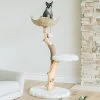 Mau Lifestyle Uni 41-in Faux Fur Basket Bed Cat Tree -Pet Cat Supplies Store 235558 MAIN. AC SS1800 V1632783683