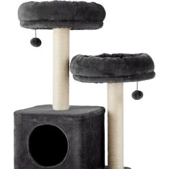 Frisco 55-in Faux Fur Cat Tree & Condo -Pet Cat Supplies Store 236542 PT3. AC SS1800 V1615987317