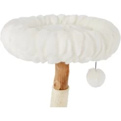Frisco Natural Wood Modern Cat Tree With Toy, Ivory, Small 12 Frisco Natural Wood Modern Cat Tree With Toy, Ivory, Small -Pet Cat Supplies Store 236559 PT4. AC SS1800 V1615987606