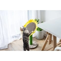 Catry Sunflower 23.2-in Sisal Cat Scratching Post With Toy -Pet Cat Supplies Store 244332 PT3. AC SS1800 V1595017049
