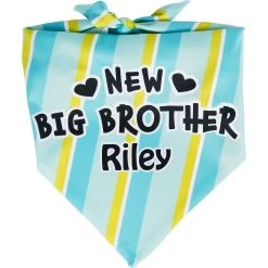 Frisco Big Brother Personalized Dog & Cat Bandana -Pet Cat Supplies Store 254231 PT2. AC SS1800 V1633062098