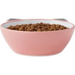Frisco Cat Face Non-skid Ceramic Cat Bowl, Pink -Pet Cat Supplies Store 256107 PT4. AC SS1800 V1616522565