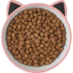 Frisco Cat Face Non-skid Ceramic Cat Bowl, Pink -Pet Cat Supplies Store 256107 PT5. AC SS1800 V1616522494