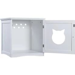 Sweet Barks Wooden Side Table Cat Litter Box Enclosure 16 Sweet Barks Wooden Side Table Cat Litter Box Enclosure -Pet Cat Supplies Store 258686 PT6. AC SS1800 V1603834612