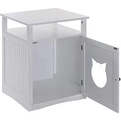 Sweet Barks Wooden Nightstand Cat Litter Box Enclosure -Pet Cat Supplies Store 258689 PT2. AC SS1800 V1607645241