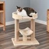 Two By Two The Laurel 21.1-in Jute Cat Scratching Post, Beige -Pet Cat Supplies Store 261431 MAIN. AC SS1800 V1606146415