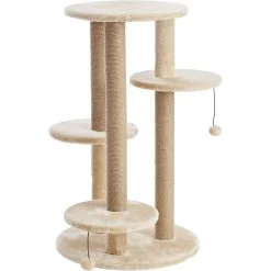 Two By Two The Fir 36.2-in Faux-Fleece Cat Tree, Beige 7 Two By Two The Fir 36.2-in Faux-Fleece Cat Tree, Beige -Pet Cat Supplies Store 261435 PT2. AC SS1800 V1606148516