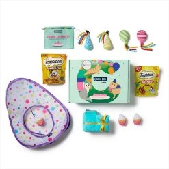 Goody Box Birthday Cat Toys, Treats & Collar -Pet Cat Supplies Store 264415 PT1. AC SS1800 V1684760042